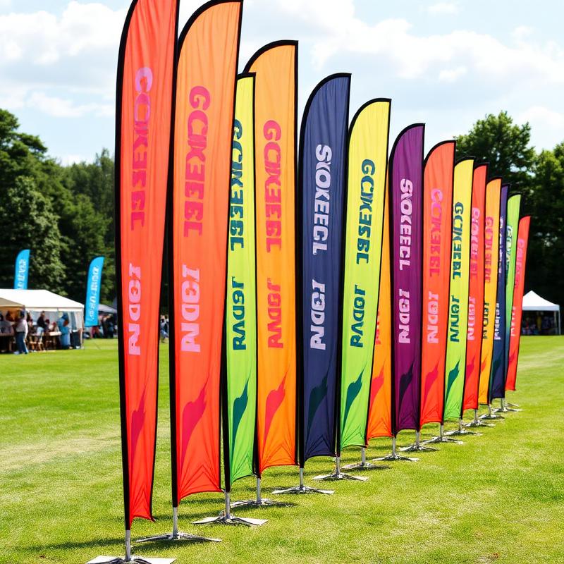 12' Feather Flag (Single Sided)