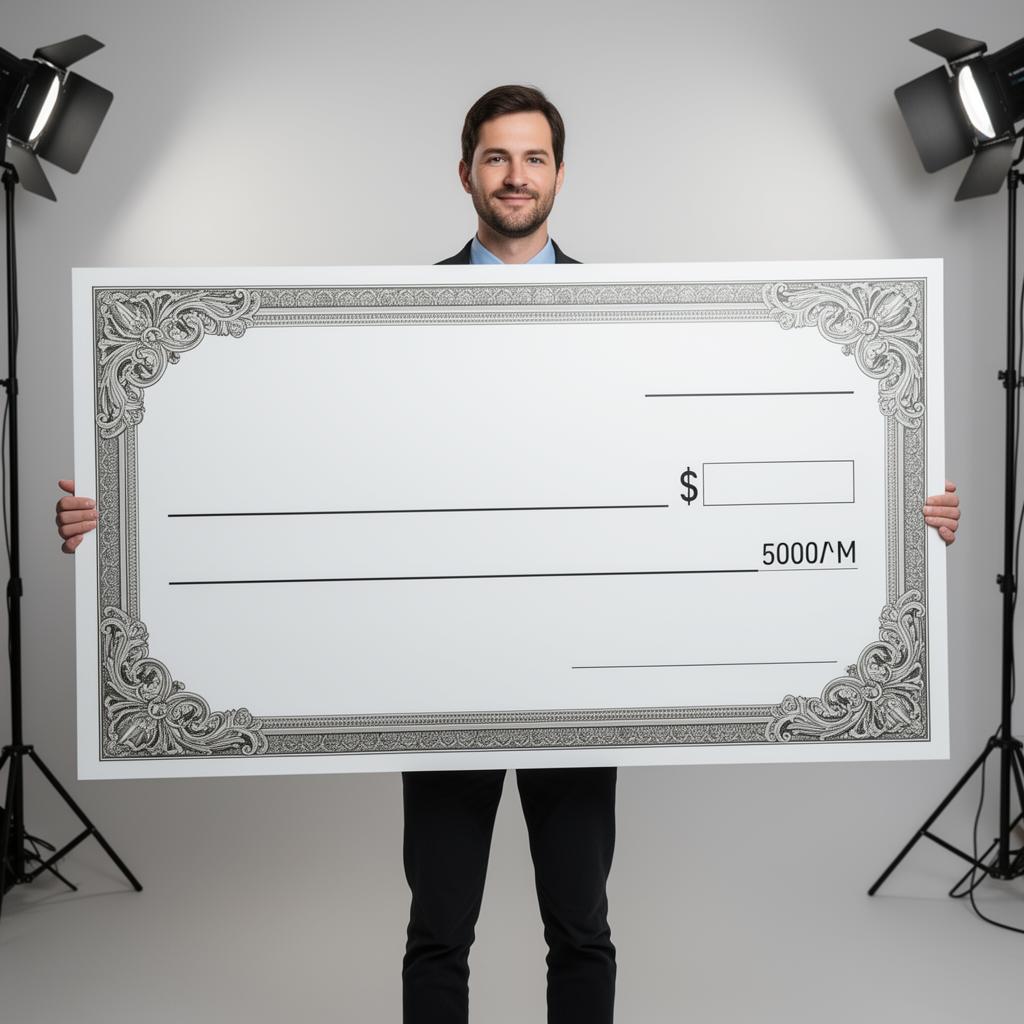 8' Wide Giant Check