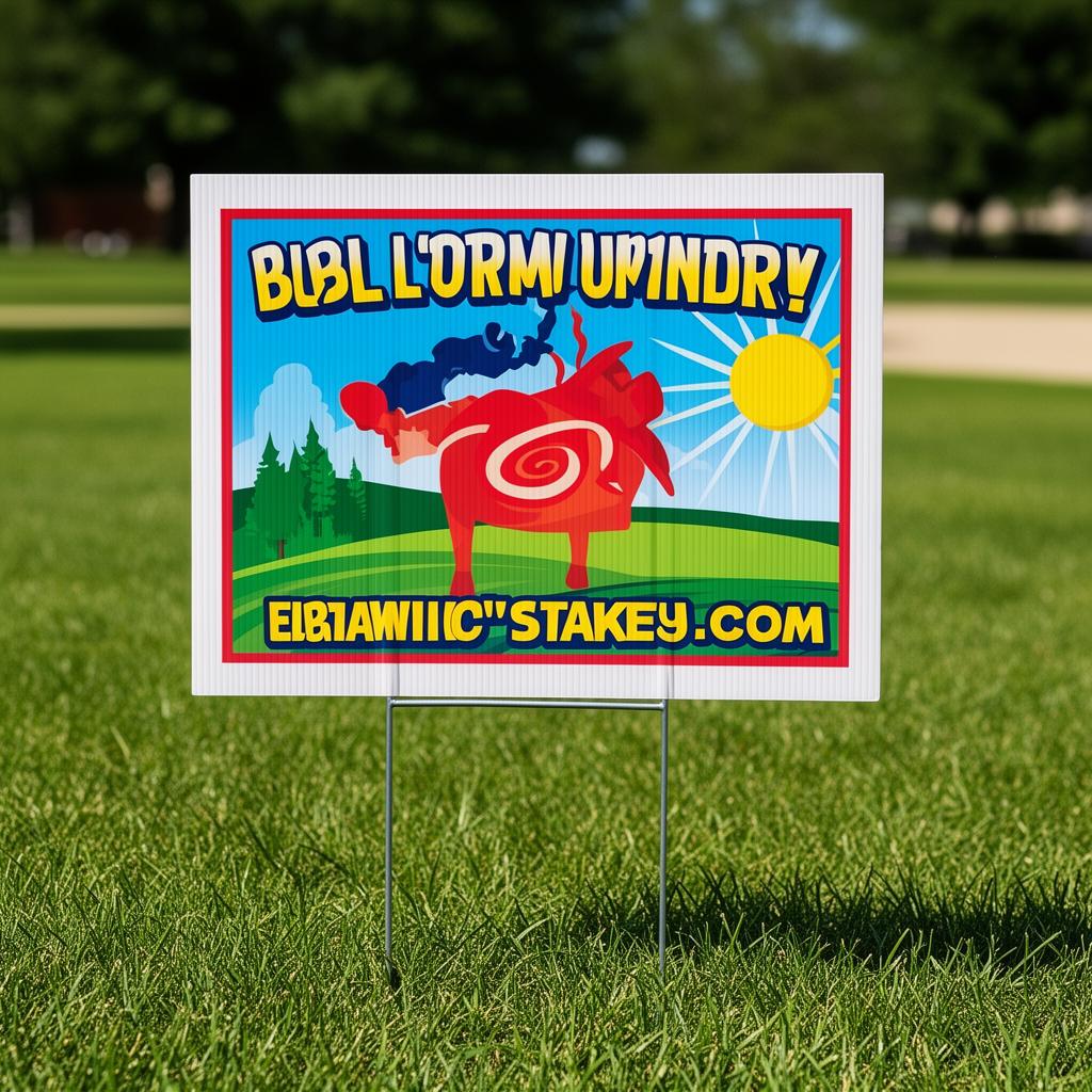 18"H x 24"W Yard Sign (300)